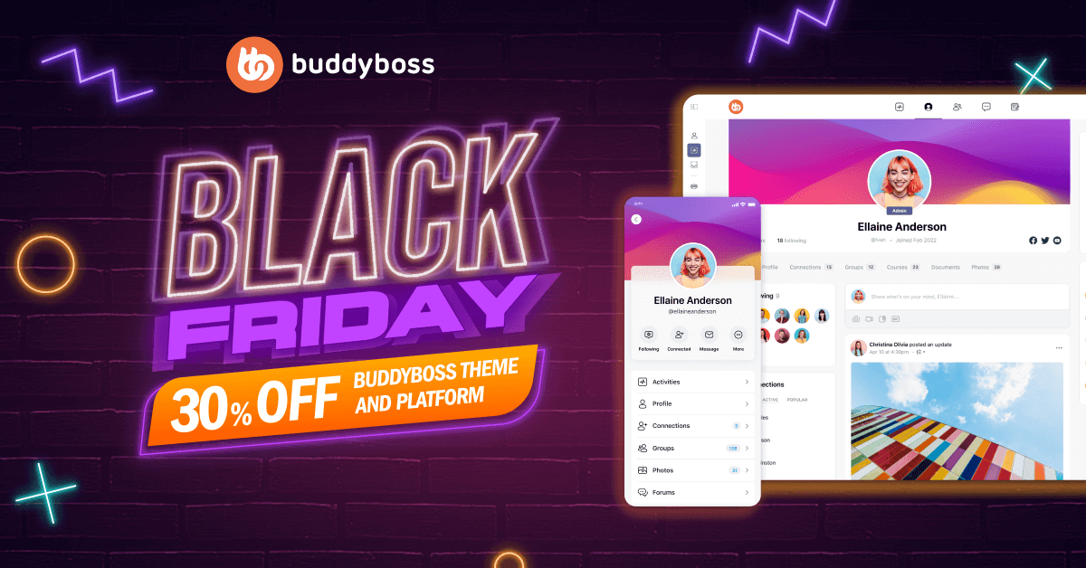 BuddyBoss Theme & Platform 30% Off